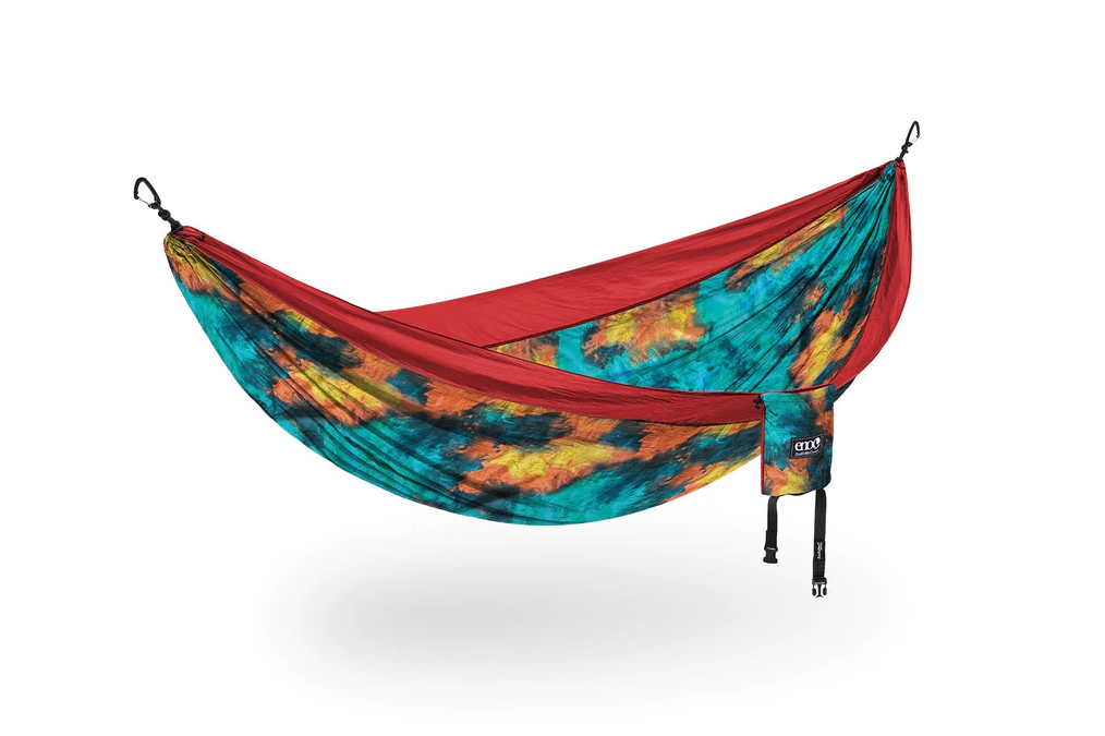 Eno DoubleNest Hammock with Vibrant Prints - Lightweight & Portable for Camping, Backpacking, Beach & Outdoor Adventures