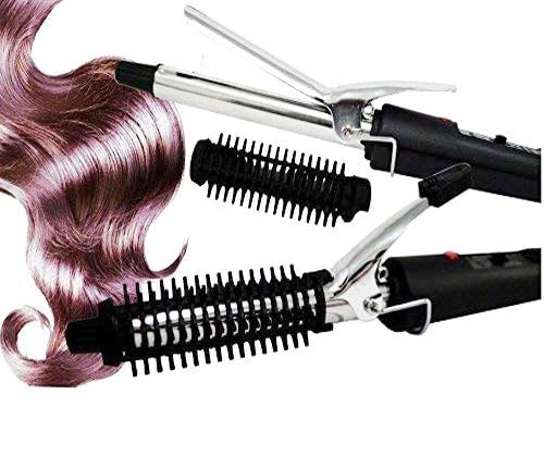Best Hair Curling Iron Rod for Women - Professional 1 Inch Black Curling Wand for Long & Short Hair - Perfect for Salon, Home Styling & Special Occasions