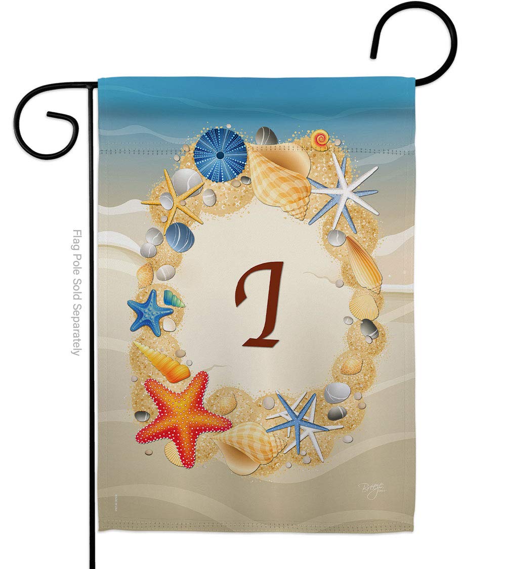 Coastal Beach Vertical Garden Flag 13x18.5in - Summer Decor for Outdoor Patio