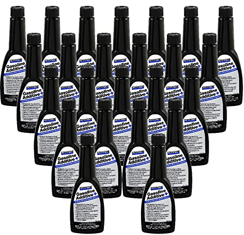 Stanadyne Gasoline Additive Plus - 24 Pack of 1/2 Pint Bottles (8oz Each) | Fuel System Cleaner & Performance Booster | Improves MPG, Reduces Emissions - Ideal for Cars, Trucks & Motorcycles