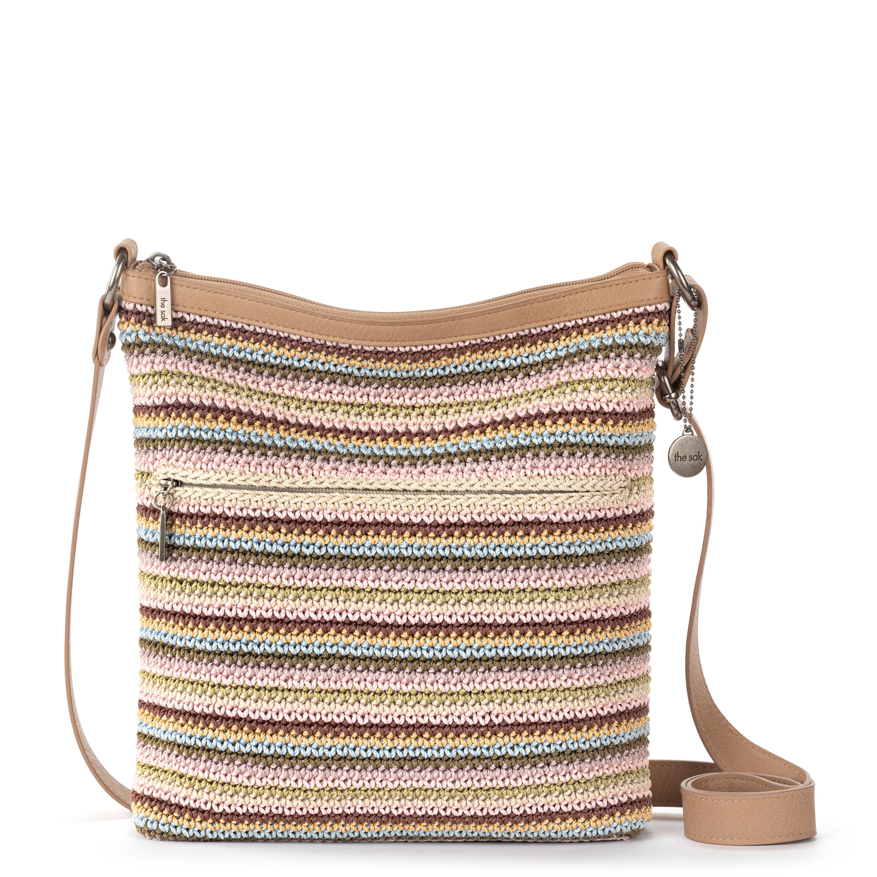 Hand Crochet - Pink Multi Stripe