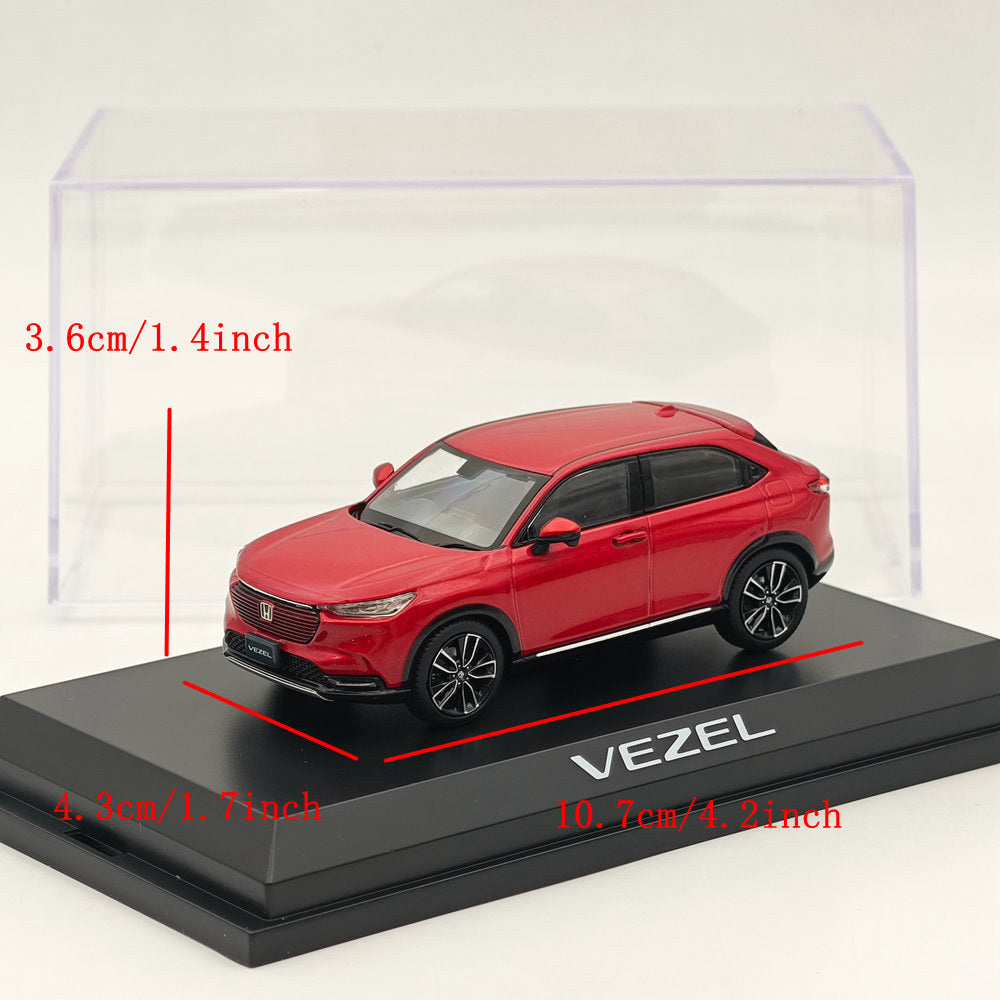 1/43 Scale Honda VEZEL e:HEV Z Premium Crystal Red Diecast Model Car - Hobby Japan HJ432002RM - Collectible Miniature Vehicle for Display & Gifts