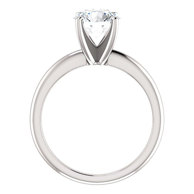 14Kt Gold 1.5 Carat Round Diamond Solitaire Ring - Elegant Engagement & Wedding Jewelry for Women