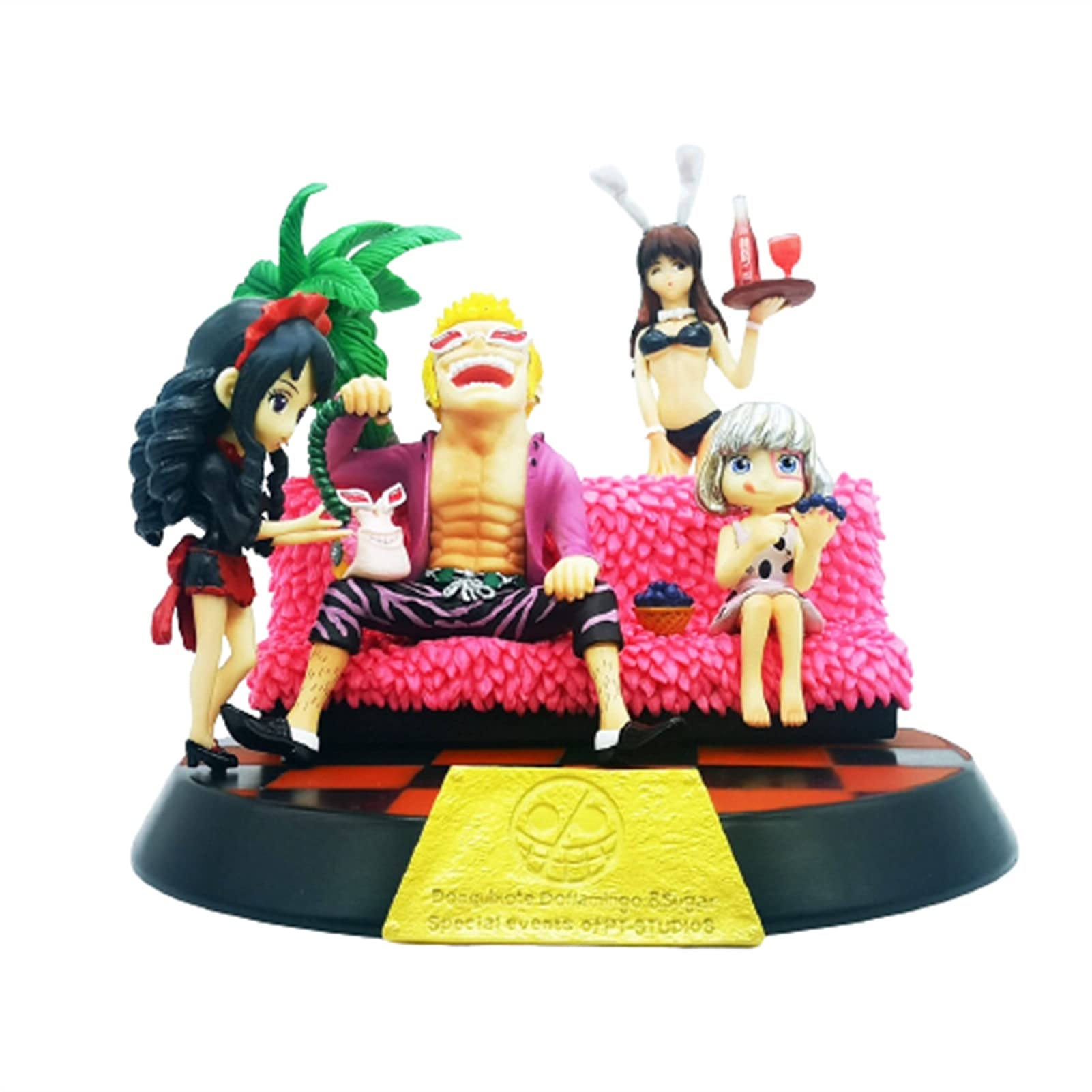 Jetta King Marvel Anime Figure - Doflamingo Sofa Sitting Scene Resin Statue | High-Quality GK Xiaotang Collectible for Marvel Fans | Perfect for Home Display, Office Decor & Anime Collections
