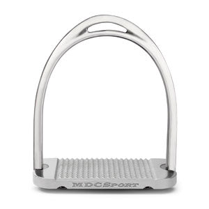 MDC 'S' Classic Stirrup - Premium Leather Equestrian Riding Stirrups for English & Western Riding - Perfect for Horseback Riding, Training & Show Jumping