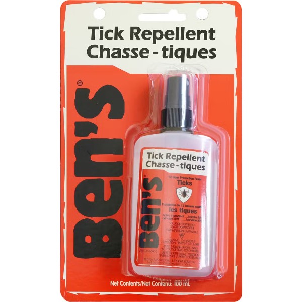 Ben's Tick Repellent Pump Spray - 100ml Natural Insect Repellent for Outdoor Activities, Hiking & Camping | DEET-Free Protection for Kids & Adults