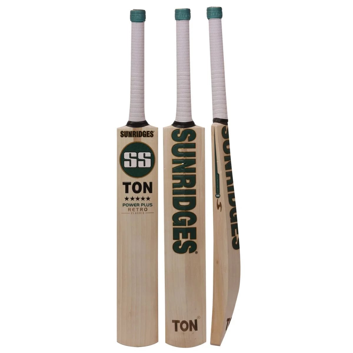 SS Retro Power Plus Adult Cricket Bat - Premium English Willow Wood for Professional & Amateur Players - Perfect for Matches, Training & Backyard Games