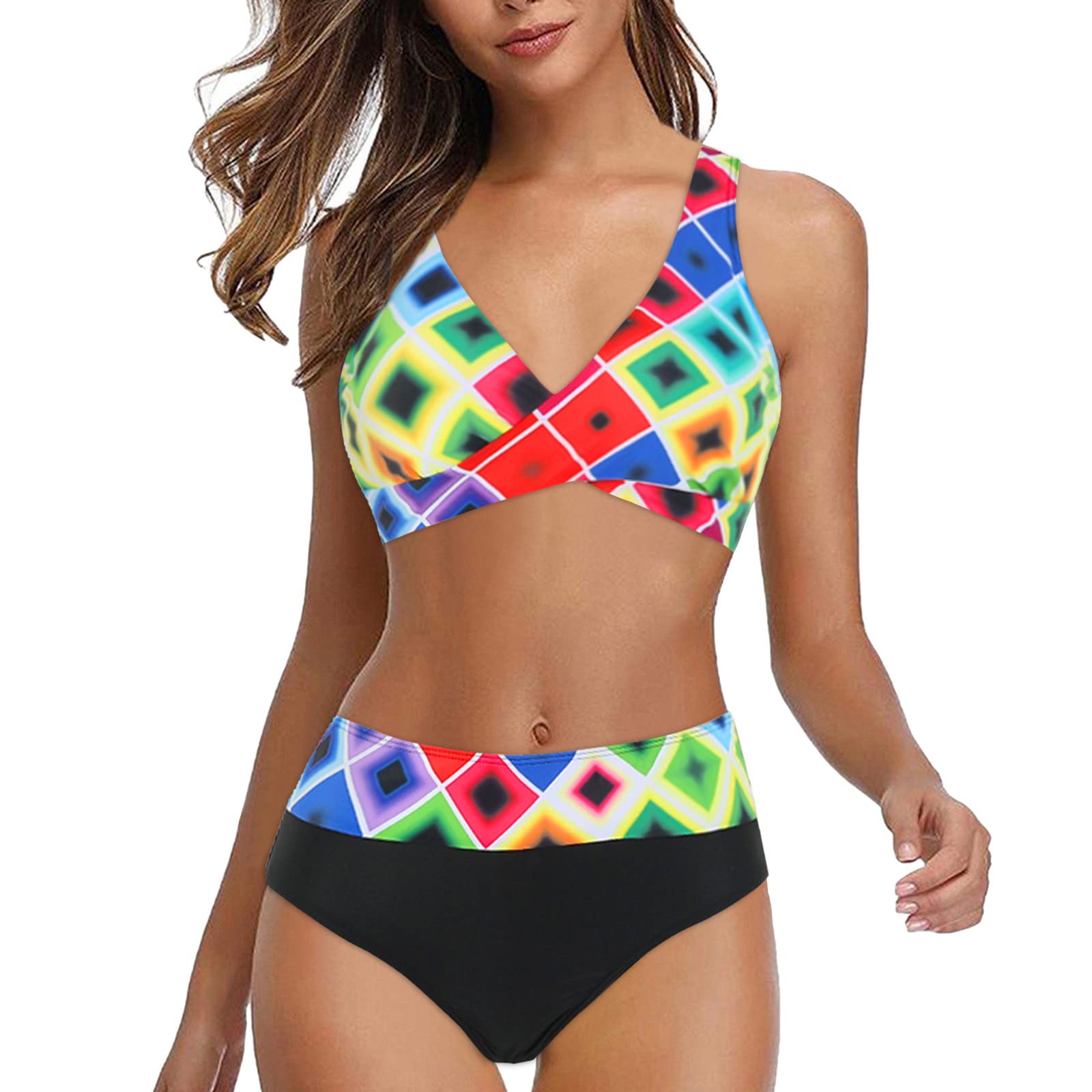 **Fankle Women's String Bikini Set - High Waisted Swimsuit for Beach, Pool & Vacation | Sexy Bathing Suit for Summer**