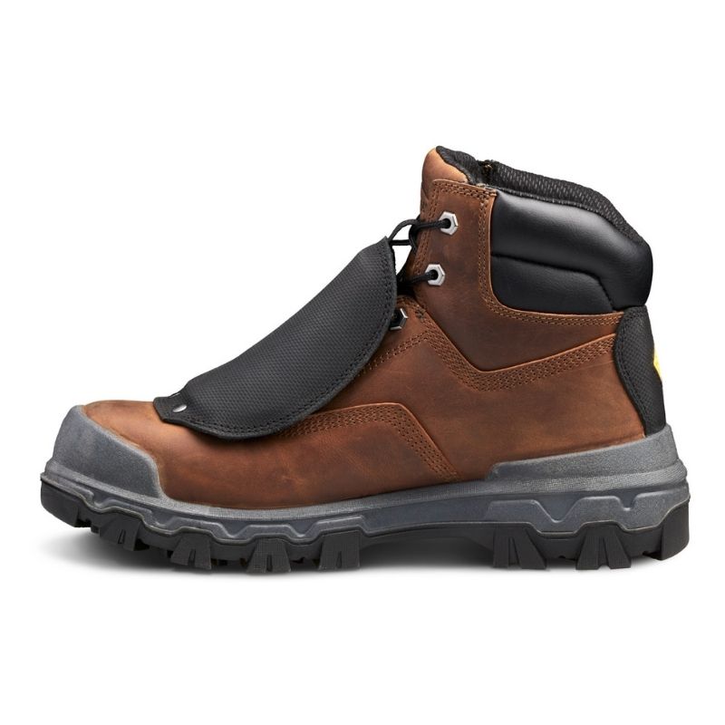 Terra Sentry 2020 Men's 6 Composite Toe Work Boot with External METGUARD TR0A4NRXBRN - Brown Safety Shoes for Construction, Warehouse & Outdoor Work