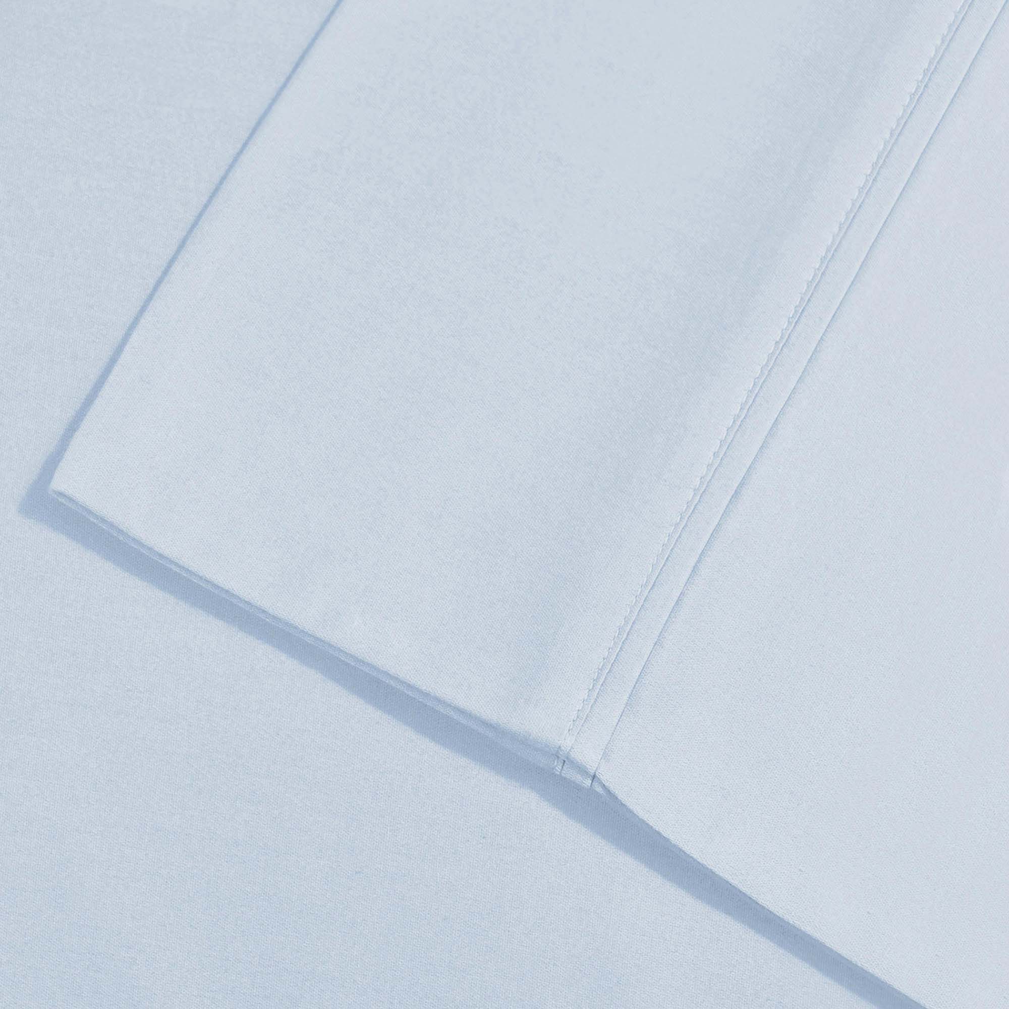 1000 Thread Count Cotton Rich Solid Deep Pocket Bed Sheet Set - Queen Size, Soft & Breathable for Ultimate Comfort - Perfect for Home, Hotel, and Guest Room Use