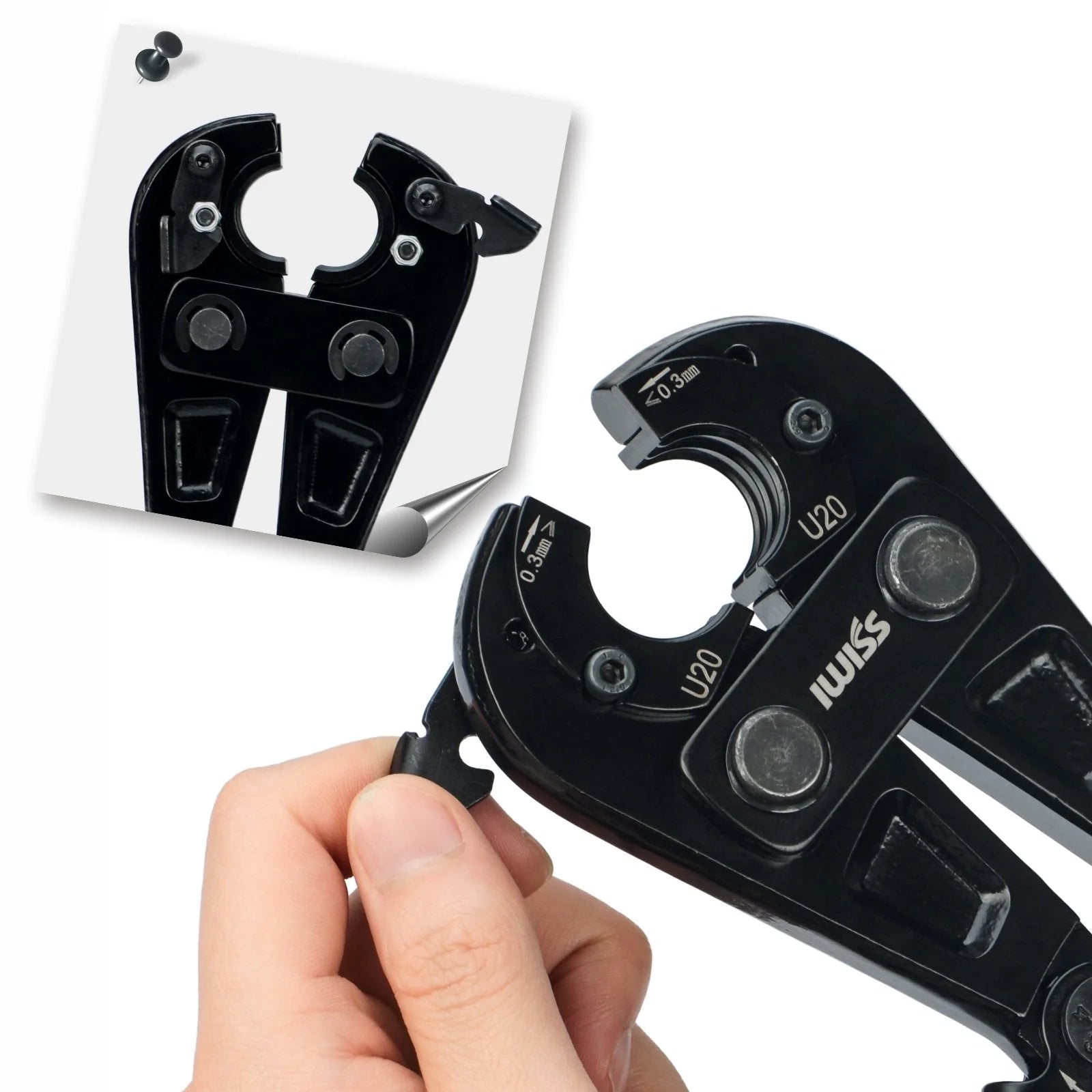 IWS 1620B Mini PEX Pipe Press Tool - Compact & Lightweight Plumbing Tool for Copper, PEX, and Plastic Pipes - Perfect for DIY Home Repairs, Plumbing Installations, and Tight Spaces