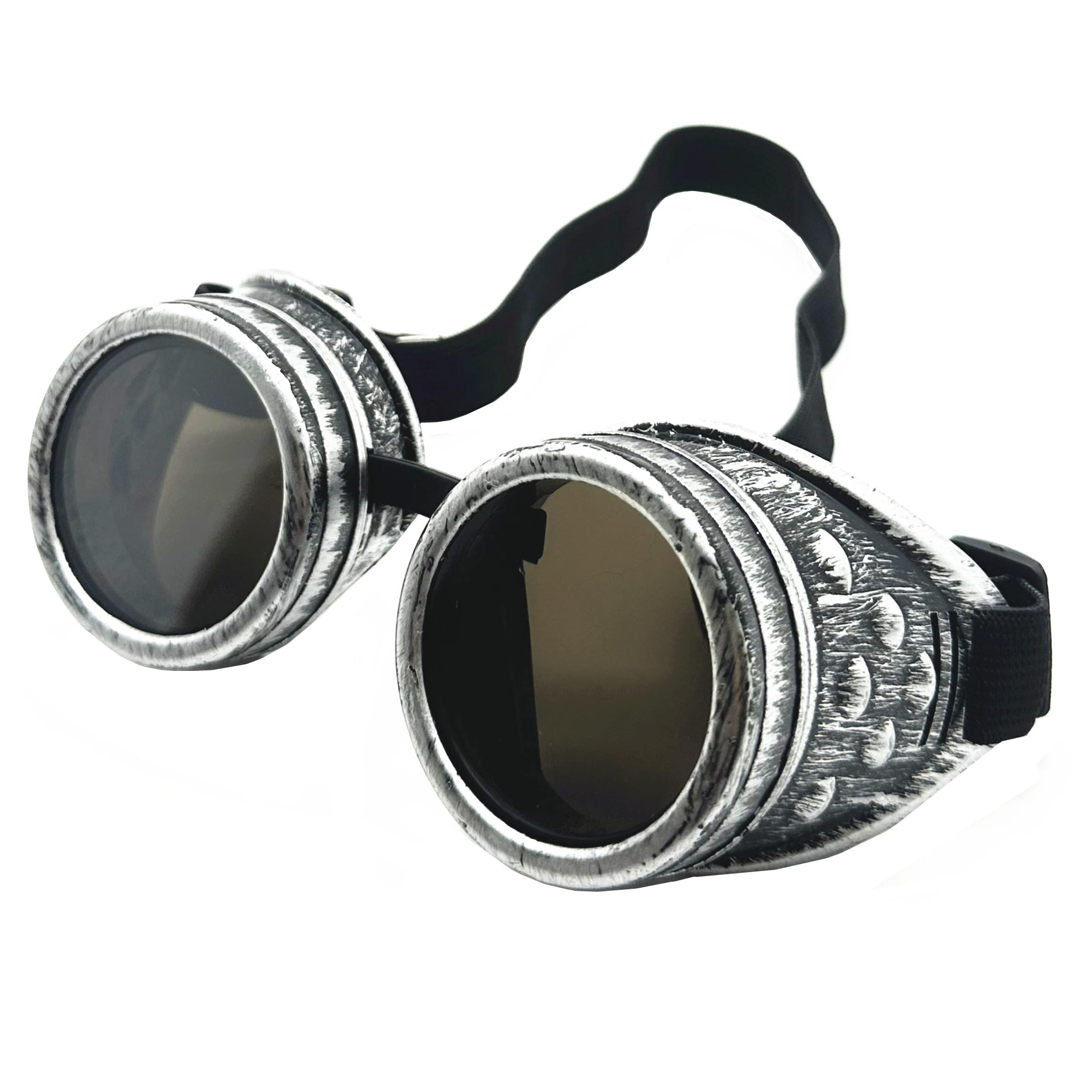 Vintage Steampunk Goggles - Gothic Cosplay Glasses for Halloween, LARP & Costume Parties - Perfect for Steampunk Outfits, Victorian Costumes & Cosplay Events