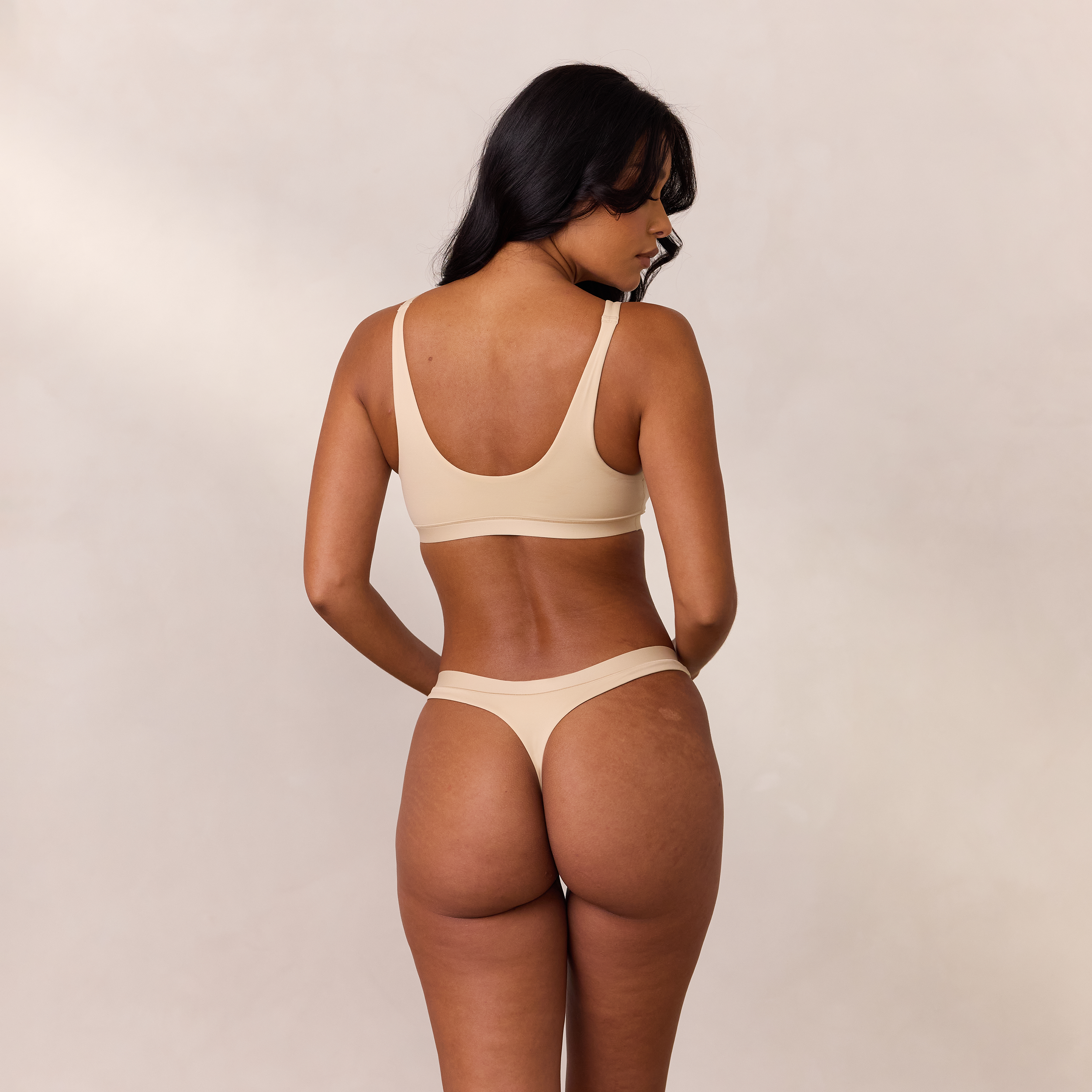 Everyday Comfort Triangle Bra - Soft Wireless Bralette for Women, Vanilla Color | Perfect for Yoga, Lounging & Sleep