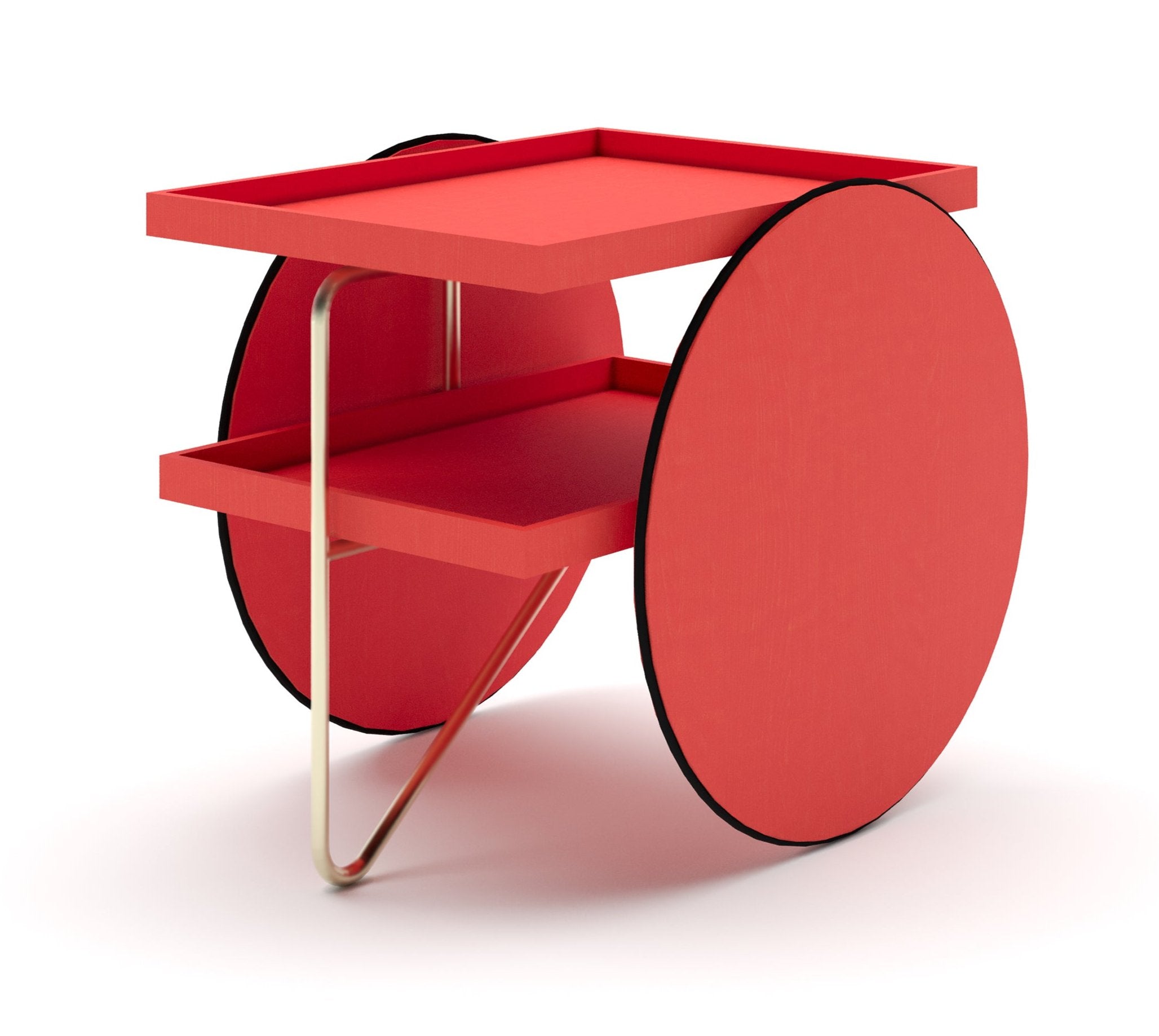 Casamania Chariot Cart - Stylish and Functional Rolling Cart for Home, Office, or Kitchen Use | Perfect for Storage, Organization, and Mobility