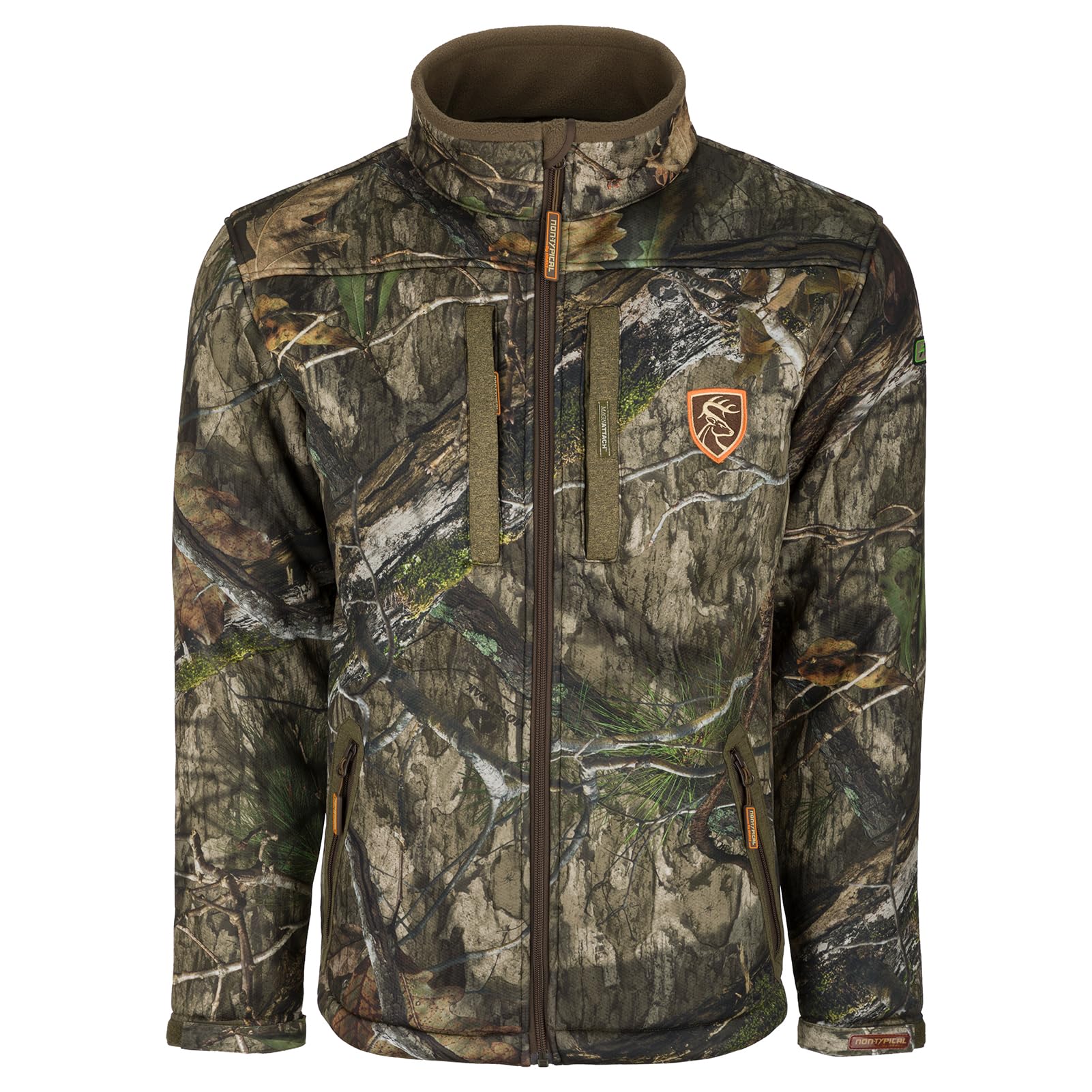 Drake Waterfowl Men's Standard Silencer Camo Hunting Jacket with Agion Full Zip - Waterproof & Windproof for Outdoor Hunting, Fishing & Camping