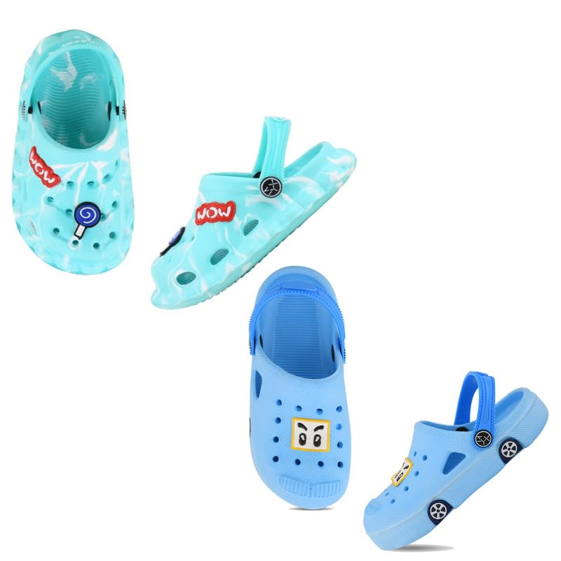 ONFEET Kids Clogs 2-Pack - Comfortable & Stylish Slip-On Shoes for Boys and Girls | Perfect for School, Playtime, and Everyday Wear
