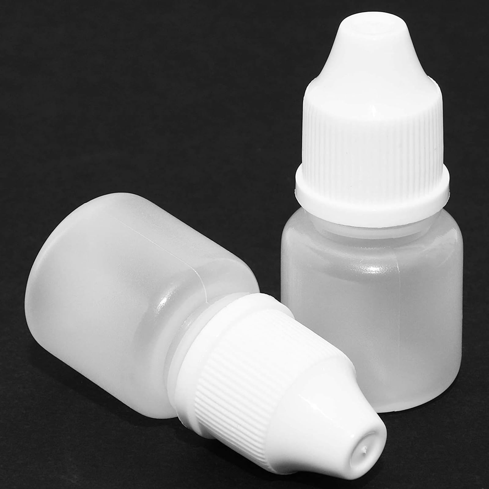 Juvale 5ml White Liquid Dropper Bottles with Cap - 50 Pack - Essential Oil, DIY Beauty & Travel-Sized Containers for Aromatherapy, Crafts & More