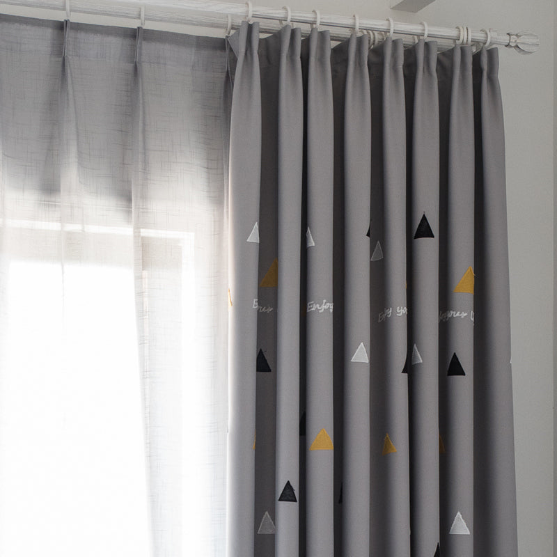 AmeriGrey Blackout Curtains for Bedroom - Custom Room Darkening Window Drapes for Better Sleep & Light Control - Perfect for Nursery, Home Theater, and Shift Workers