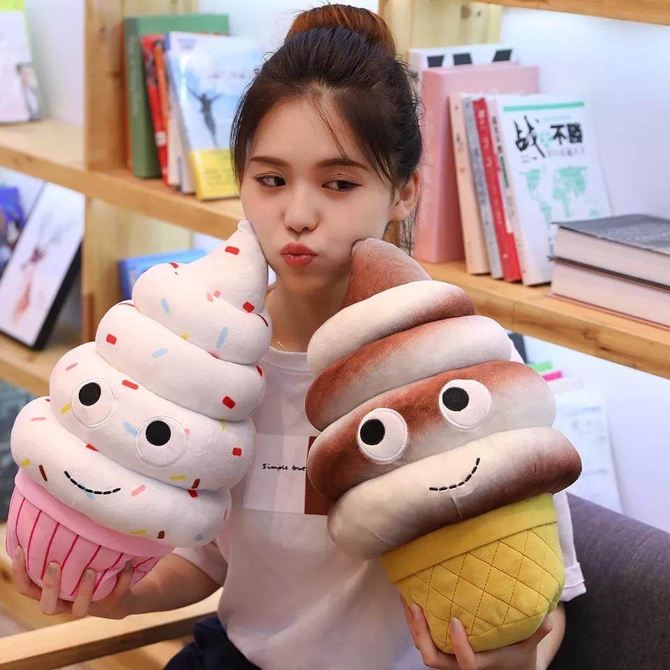 Cute Stuffed Foodie Friends Plush Toys - Adorable Kawaii Animal Plushies with Food Theme | Perfect for Kids Gifts, Room Decor & Cuddling