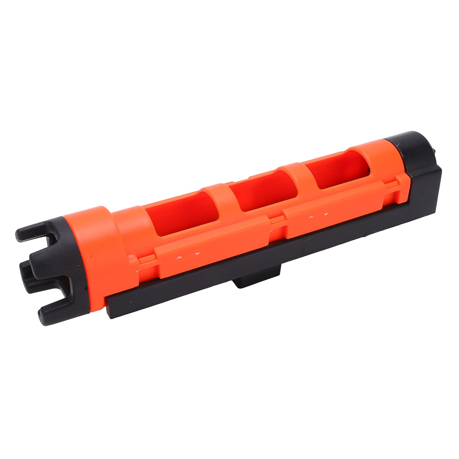 **Uxsiya Fishing Rod Holder Box - Durable Plastic Portable Fishing Rod Stand for Outdoor Fishing, Camping & Travel (Orange)**
