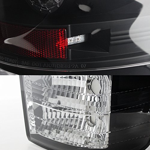 AKKON Black Bezel LED Tail Lights Brake Lamps Replacement Pair for 2007-2013 Toyota Tundra Pickup Truck - Upgrade Your Truck's Style & Safety for Night Driving and Off-Road Adventures