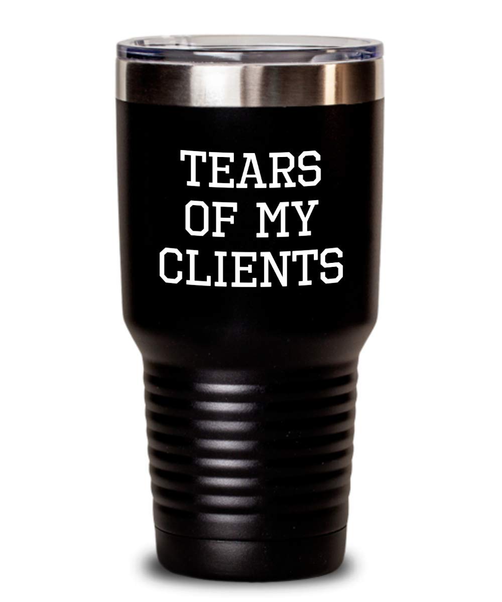 Personal Trainer Gift - Insulated Fitness Instructor Tumbler - Best Trainer Appreciation Present - Funny 'Tears Of My Clients' Design - Perfect for Gym, Workouts & Coaching Sessions