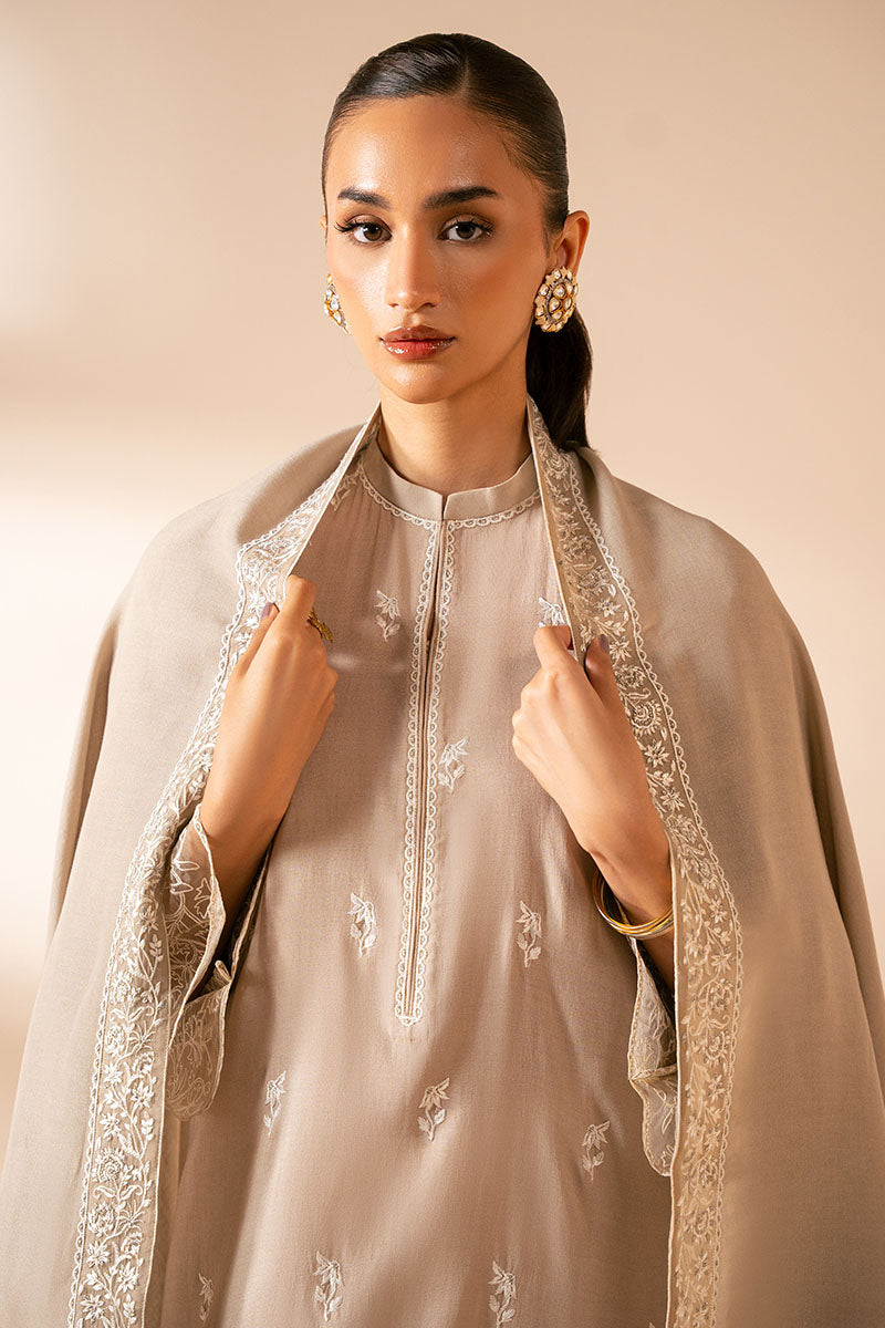 Elegant Muted Mirage 2-Piece Set (Shirt & Dupatta) for Women – Perfect for Weddings, Parties & Festive Occasions