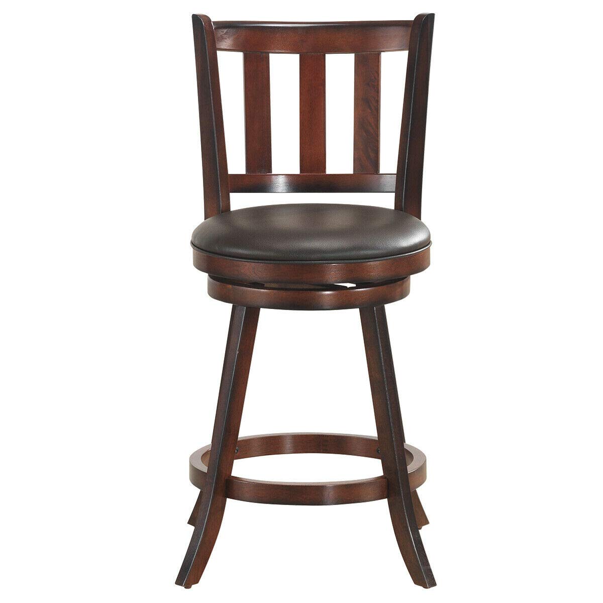 COSTWAY 4-Piece Bar Stool Set - 25