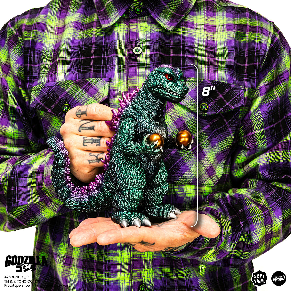 Godzilla vs Hedorah Soft Vinyl Figure Set - Limited Edition Oil Slick Variant - Japanese Kaiju Collectible for Display & Home Decor
