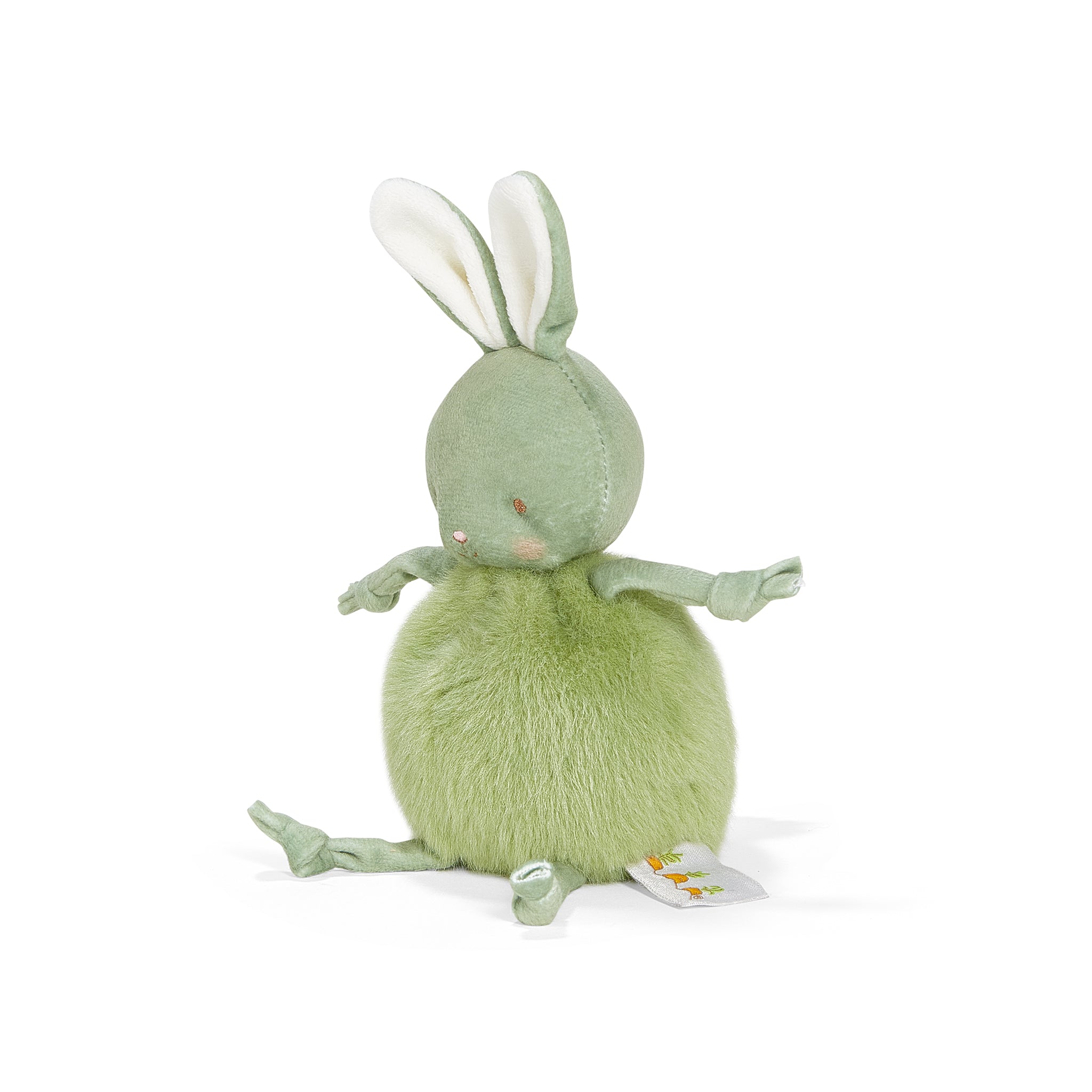 Adorable Roly Poly Bunny Toy - Pistachio Green - Perfect for Kids' Playtime, Nursery Decor, and Easter Gifts