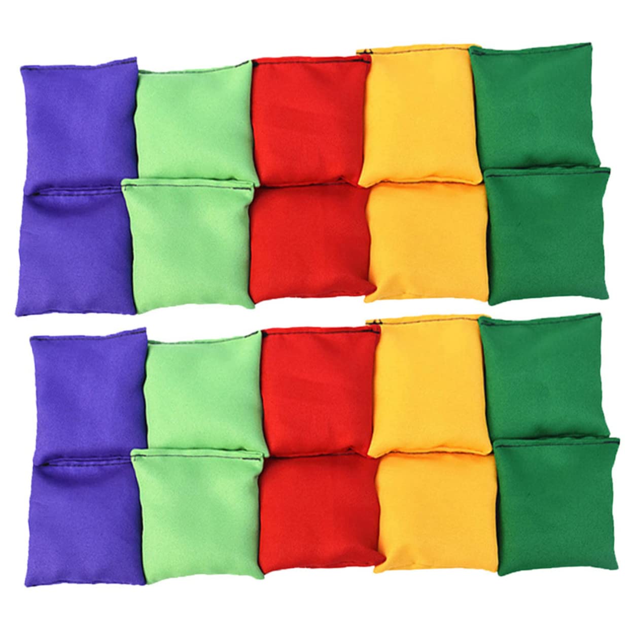 **iFundom 20-Piece Kids Sandbag Toys Set - Soft Bean Bags for Toddlers & Adults - Outdoor Toss Game Supplies for Backyard, Picnic, and Beach Fun**