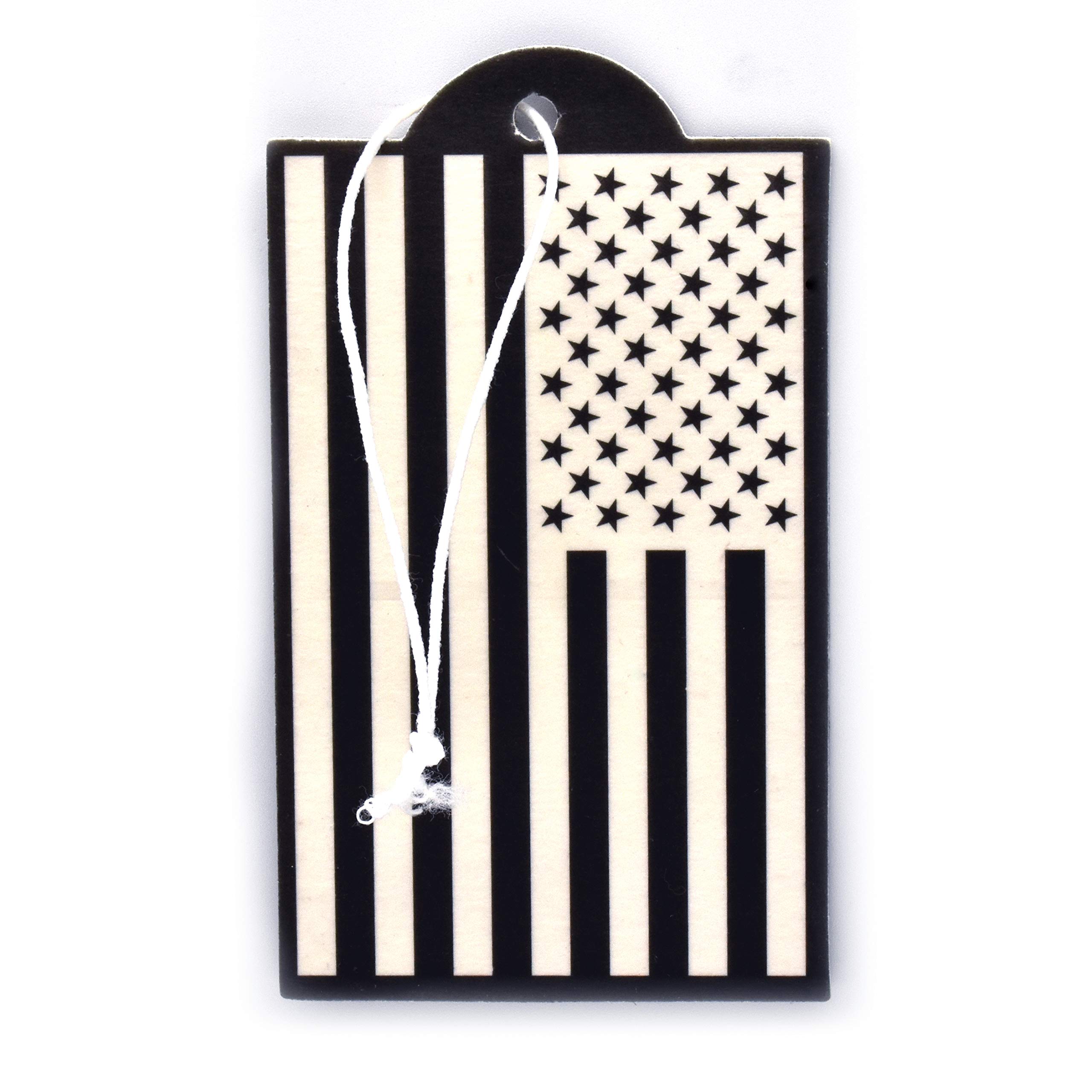 USA Flag Inverted Car Air Freshener - 6 Pack with New Car Scent | Long-Lasting Fragrance for Vehicles, Home & Office | Perfect for American Patriotic Decor, Road Trips & Everyday Use | Ideal for Cars, Trucks, SUVs & Workspaces | Great Gift for 4th of July & Veterans Day