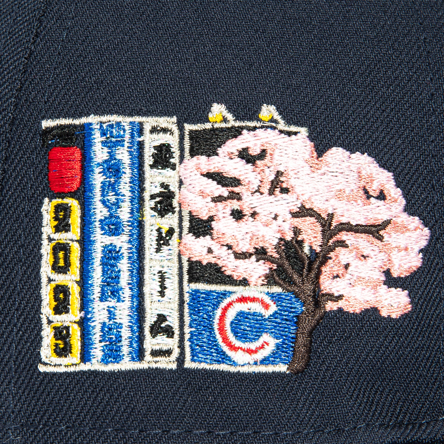 New Era 59Fifty Chicago Cubs 2025 Tokyo Series Patch Alternate Baseball Cap - Navy & Royal Blue Fitted Hat for Men, Women | MLB Fan Gear, Sports Collection, Game Day Outfit