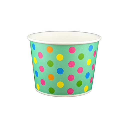 Polka Dot -Aqua Rainbow