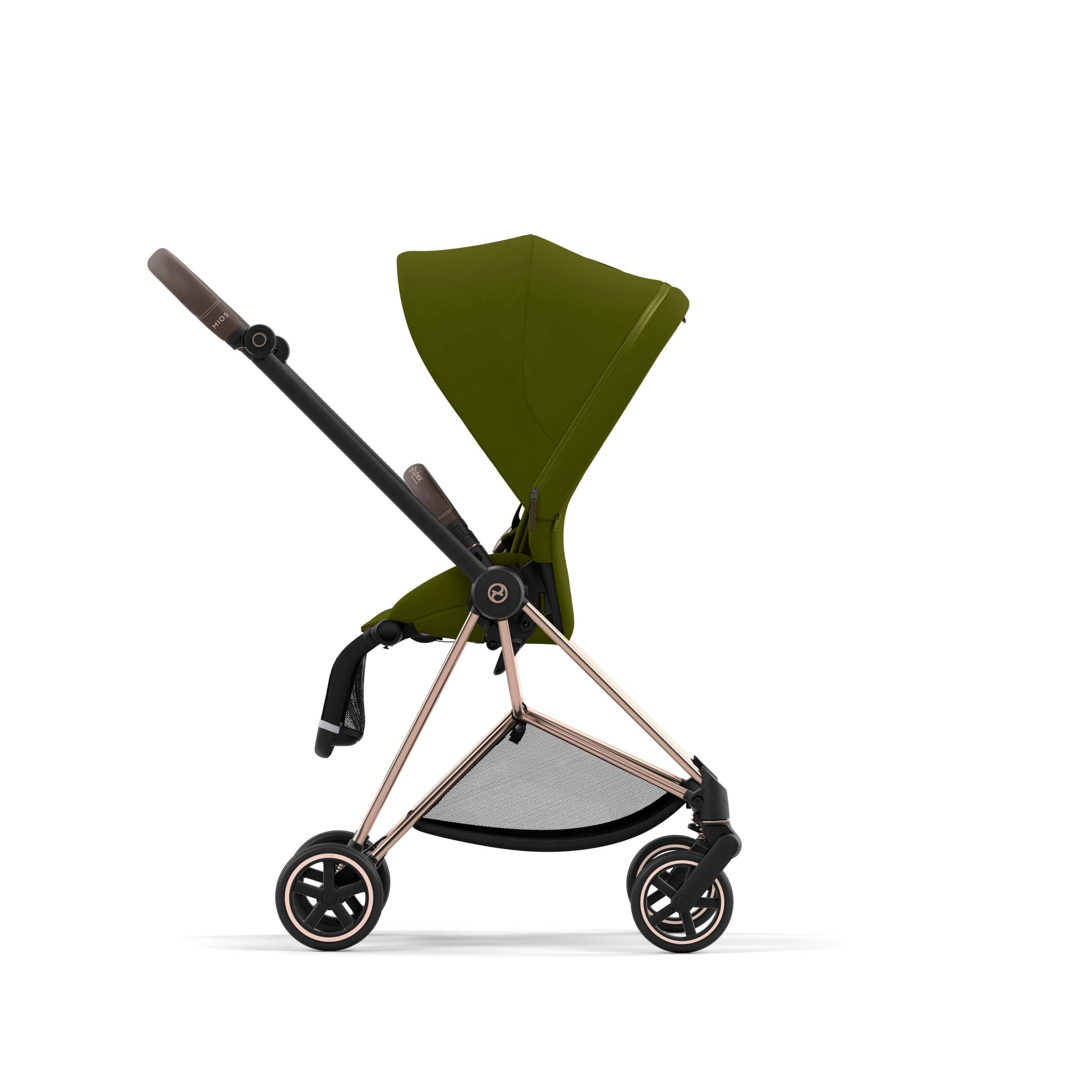 Cybex Mios 3 Complete Stroller - Rose Gold & Brown Luxury Baby Stroller with Reversible Seat | Perfect for Urban Travel, Shopping & Family Outings