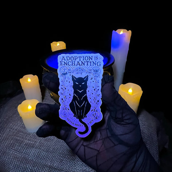 Adoption Is Enchanting Sticker - Heartwarming Adoption Support Decal by Compassion Co. - Perfect for Water Bottles, Laptops & Nursery Decor