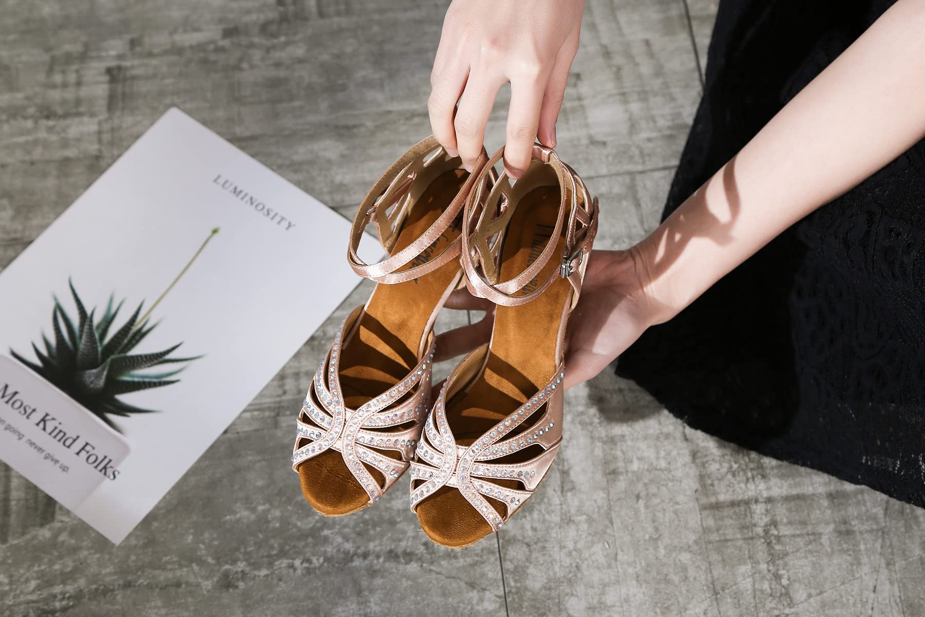Best Women's Ballroom Dance Shoes - Low Heel 1.5