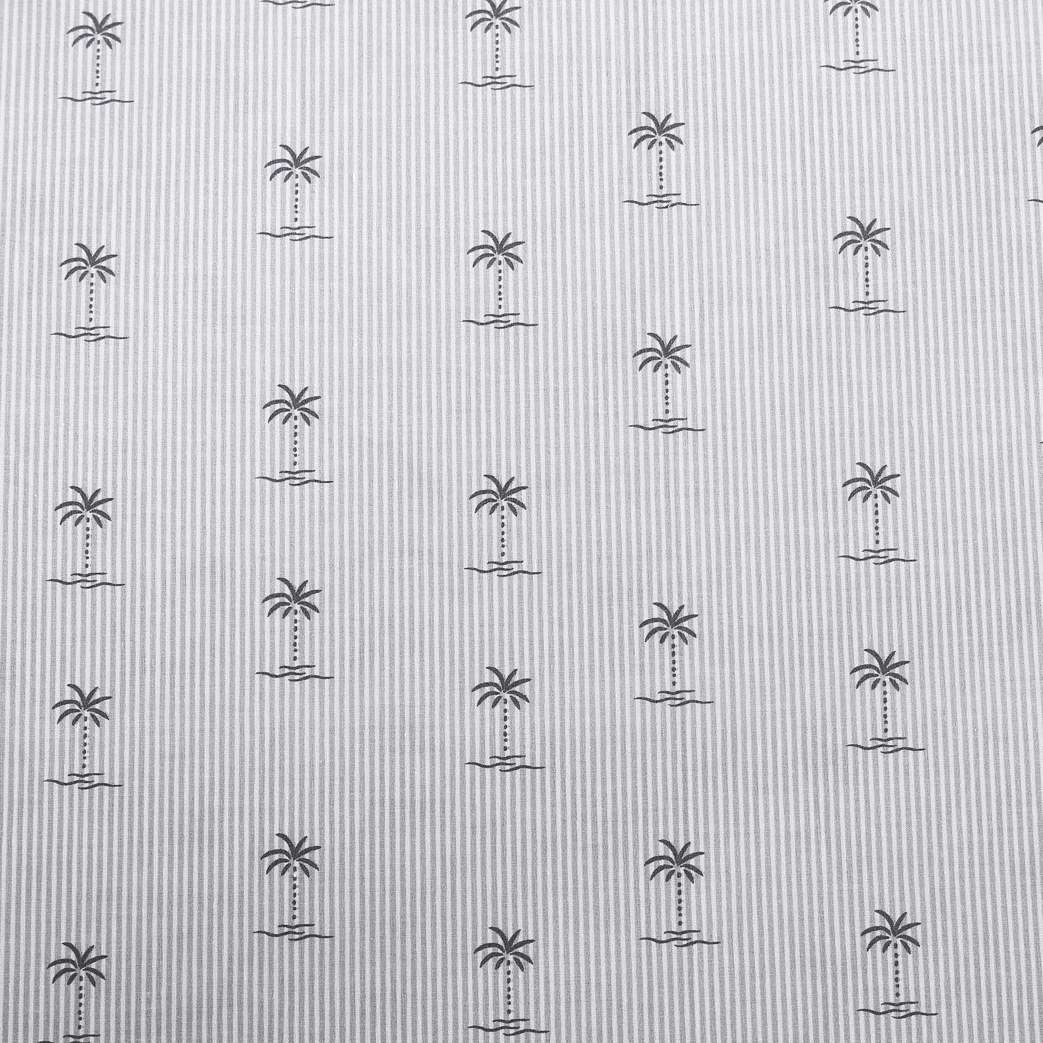 Tommy Bahama Kew Palm Sheet Set - Pelican Grey 100% Cotton Luxury Bedding for Comfortable Sleep | Perfect for Master Bedroom, Guest Room & Vacation Homes