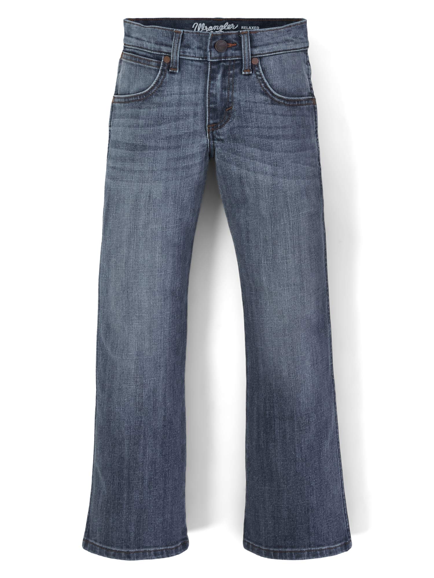 Wrangler Boys' Retro Relaxed Fit Boot Cut Jeans - Classic Denim Pants for Kids, School & Casual Wear