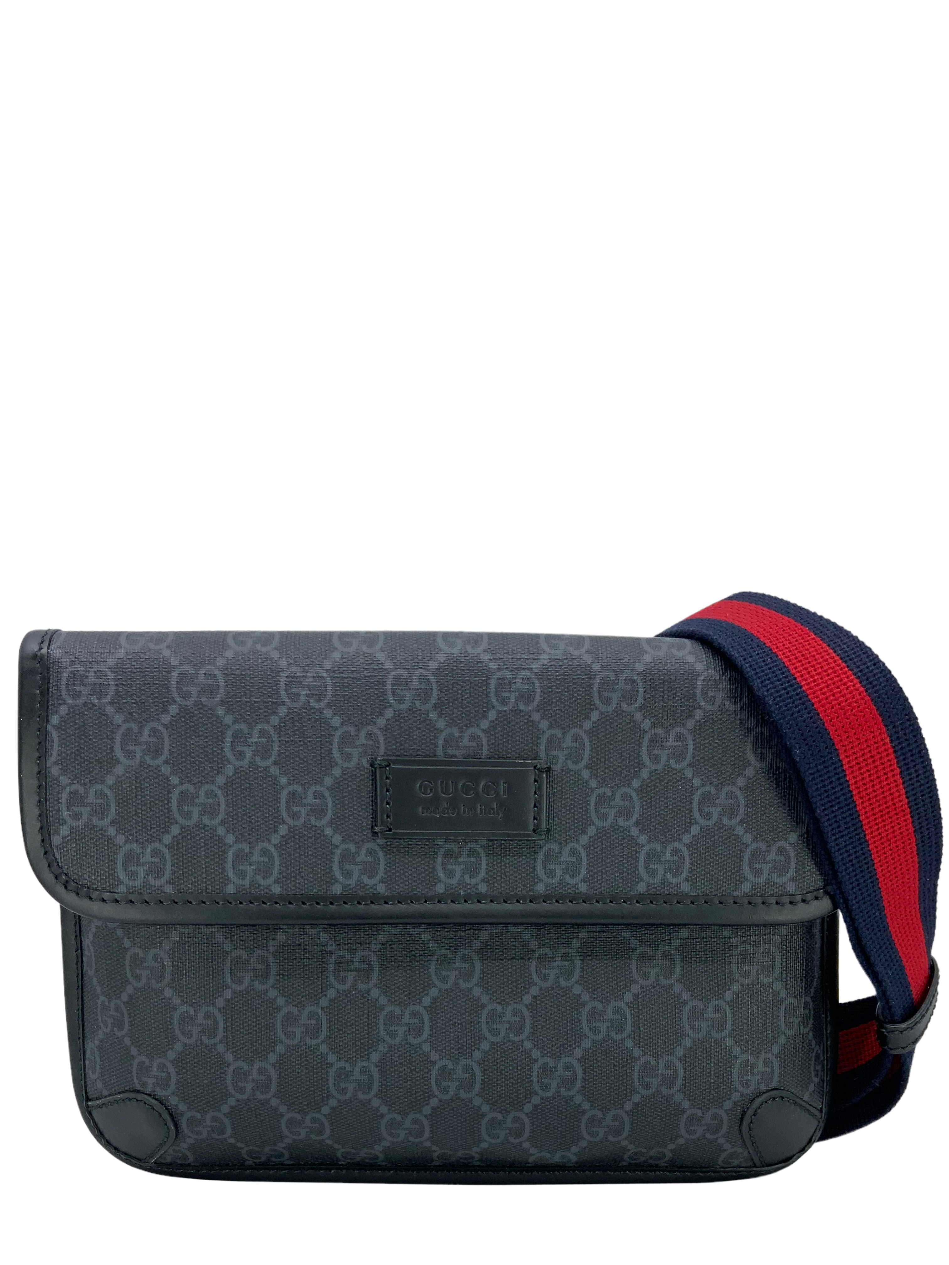 GUCCI GG Supreme Belt Bag for Women & Men - Stylish Crossbody Fanny Pack for Travel, Concerts & Everyday Use