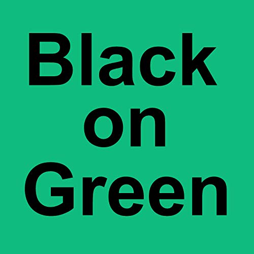 Tze-721 Black on Green