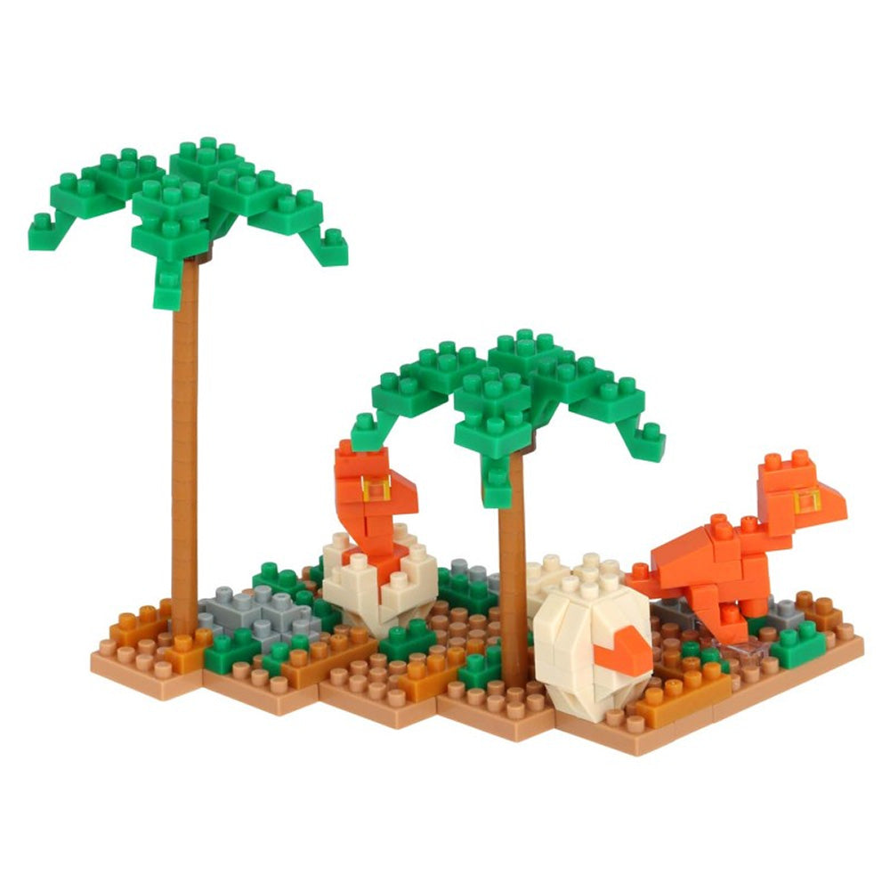 Nanoblock NBC 366 Hatching Tyrannosaurus Rex Dinosaur Building Blocks - STEM Educational Toy for Kids & Adults, Perfect for Home Decor, Office Display, and Dinosaur Lovers Collection