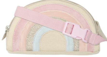 RKH Sorbet Rainbow Bum Bag - Trendy Waist Pack for Women & Men - Perfect for Festivals, Travel & Outdoor Activities