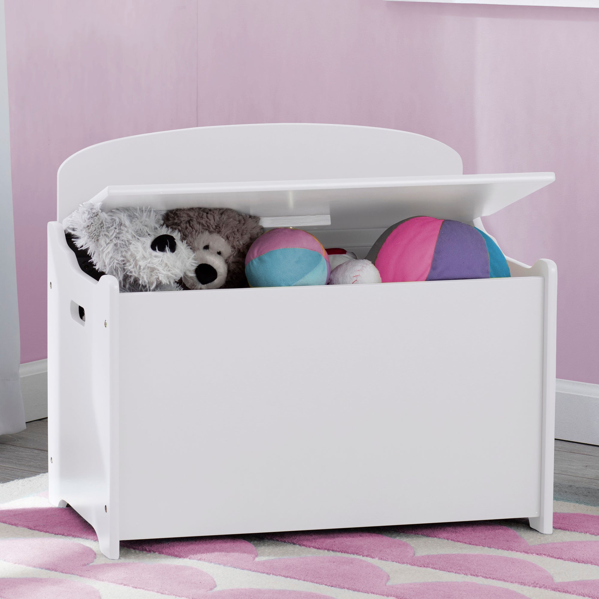 MySize Deluxe Toy Box - Large Storage Organizer for Kids' Toys, Books & Games | Perfect for Playrooms, Bedrooms & Daycares