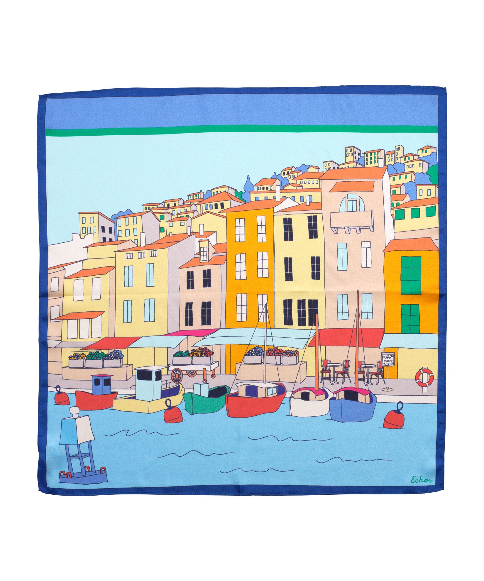 Porto Silk Bandana - Soft & Breathable Scarf for Women & Men - Fashionable Hair Accessory & Neck Wrap for Outdoor, Travel, and Everyday Style