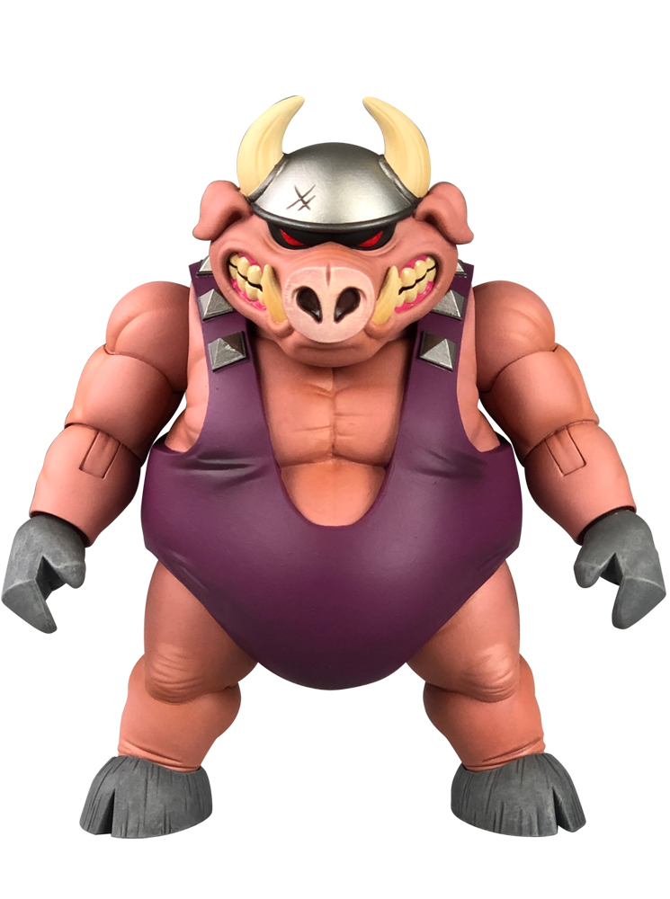 Vintage Battletoads Porka Pig Action Figure with Original Box - Collectible Retro Gaming Toy for Fans & Enthusiasts - Perfect for Display, Gifts, and Nostalgic Gaming Decor