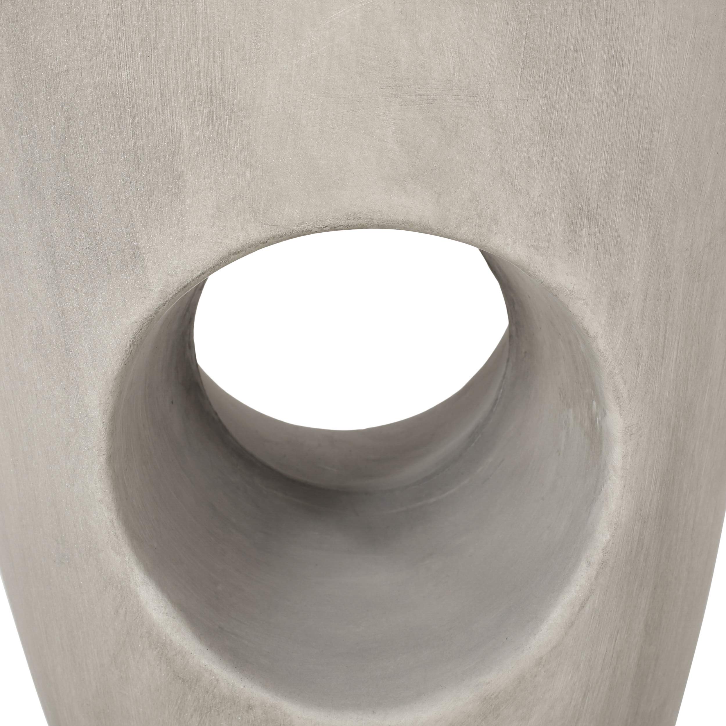 Christopher Knight Home Samuel Indoor Contemporary Lightweight Accent Side Table - Concrete Finish | Modern End Table for Living Room, Bedroom & Office Decor