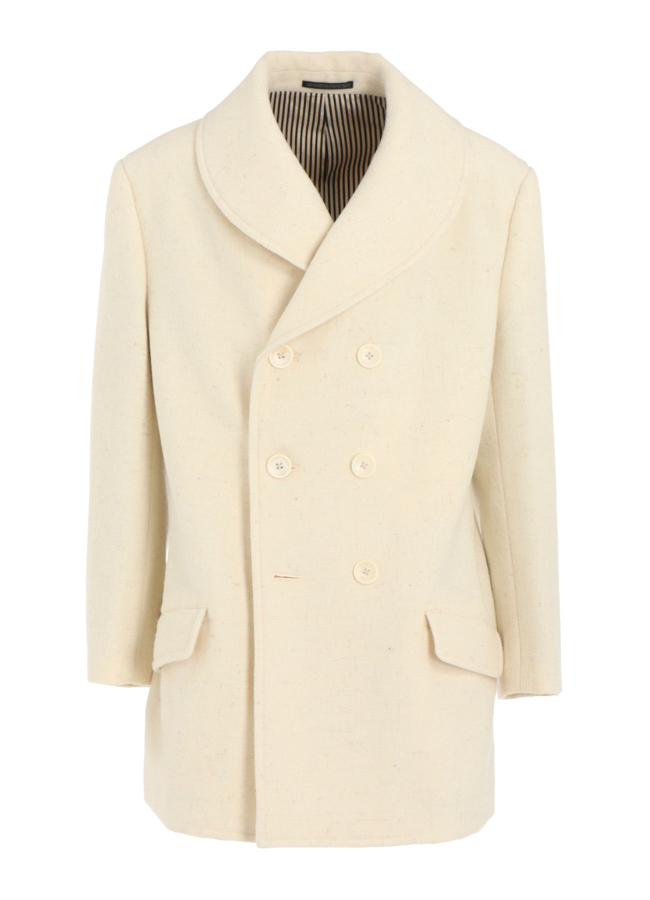British Melton Shawl Collar Jacket for Men - Classic Wool Coat for Fall & Winter - Elegant Formal Outerwear for Business, Office & Special Occasions