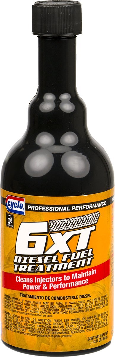 Cyclo - 6Xt Diesel Fuel Treatment | Improves Engine Performance & Fuel Economy | Ideal for Trucks, Heavy Equipment & Marine Engines