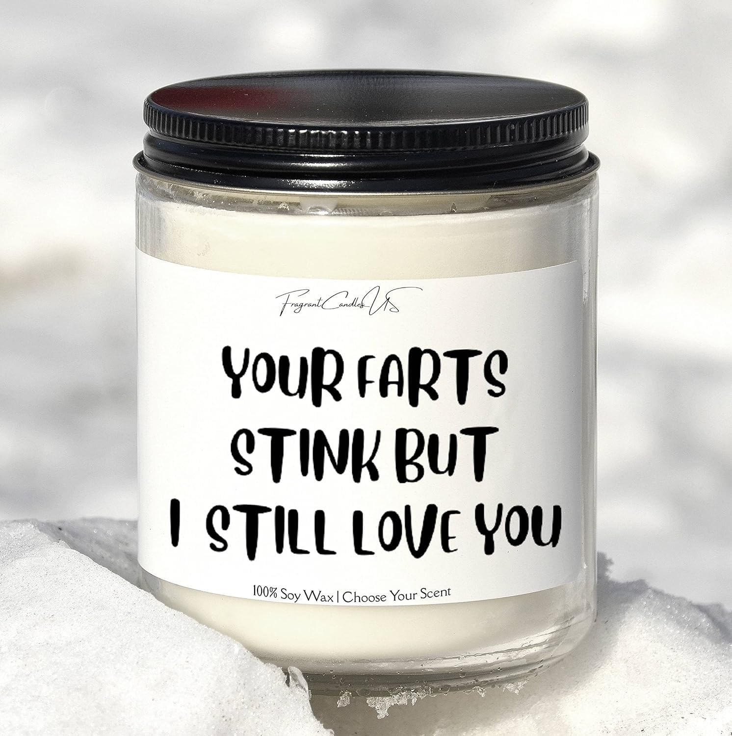 Funny Fart Candle - Novelty Gag Gift for Men, Husband & Dad - Perfect for Birthday, Father's Day, Mother's Day & Anniversary - Hilarious Home & Office Decor Prank Gift